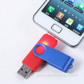 4GB OTG Swivel Double Plugs USB Flash Drive USB Memory Disk for Android Smart Phone Samsung/PC computer